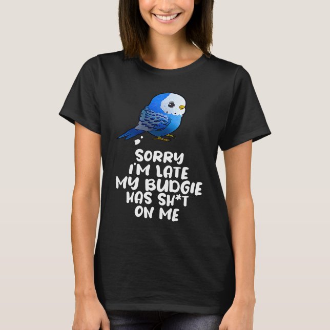 Camiseta Budgie Bird Parakeet For Budgerigar Owner (Anverso)