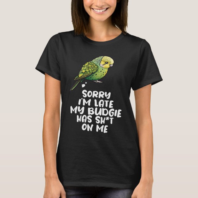 Camiseta Budgie Bird Parakeet For Budgerigar Owner  1 (Anverso)