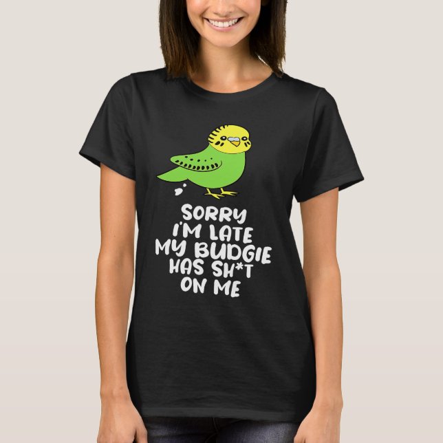 Camiseta Budgie Bird Parakeet For Budgerigar Owner  8 (Anverso)