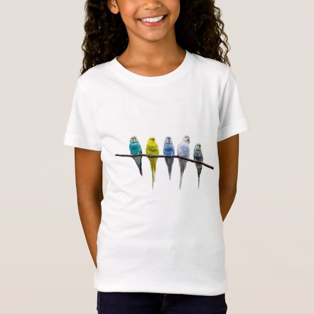 Camiseta Budgie Birds (Anverso)