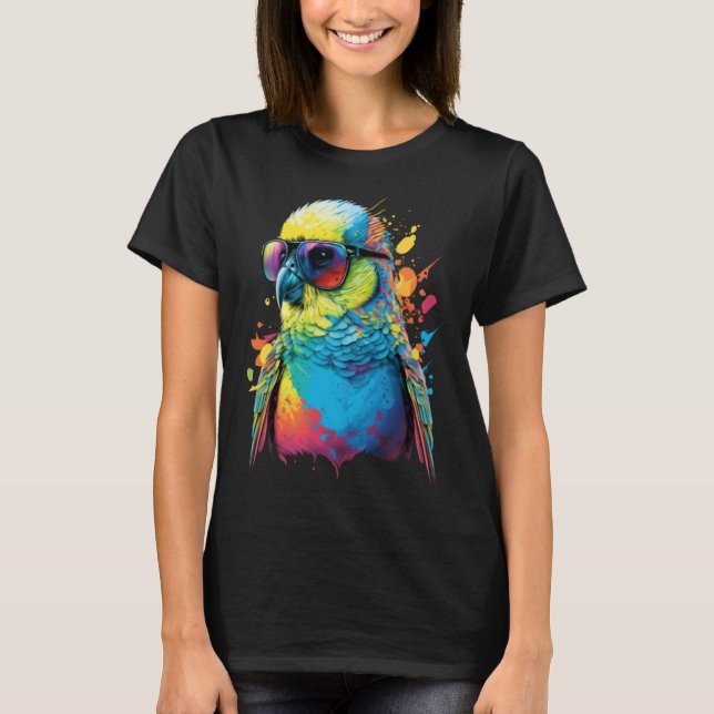 Camiseta Budgie Budgerigar Parakeet Bird  4 (Anverso)