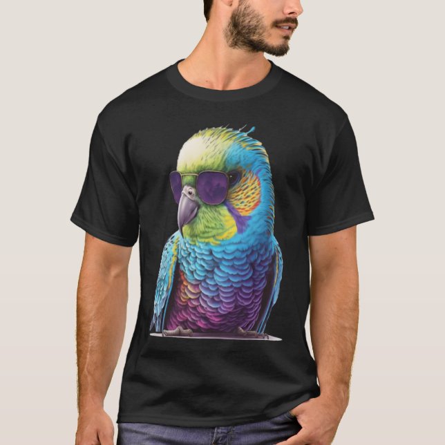 Camiseta Budgie Budgerigar Parakeet Bird 7 (Anverso)