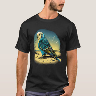 Camiseta Budgie Budgerigar Parakeet Bird Beach Summer