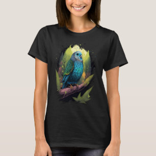 Camiseta Budgie Budgerigar Parakeet Bird Naturaleza Birdwat