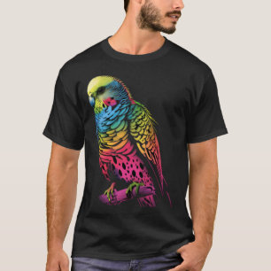 Camiseta Budgie Budgerigar Parakeet Mascota Bird Dueño Pop