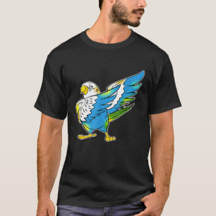 Camiseta Budgie Dabbing Mascota gráfico Paraceet Budgeriga