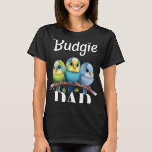 Camiseta Budgie Dad Budgerigar Parakeet Bird 14