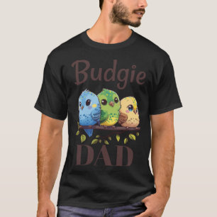 Camiseta Budgie Dad Budgerigar Parakeet Bird 15