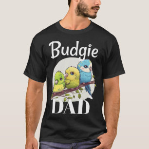 Camiseta Budgie Dad Budgerigar Parakeet Bird Pullover Hoodi