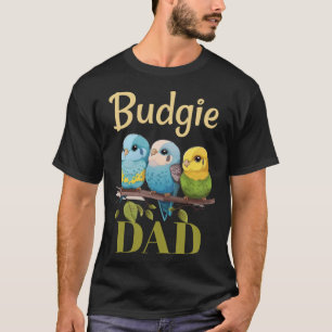 Camiseta Budgie Dad Budgerigar Parakeet Bird Pullover Hoodi