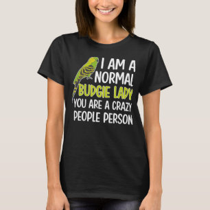Camiseta Budgie Lady Budgie Owner Budgerigar Budgie Mom
