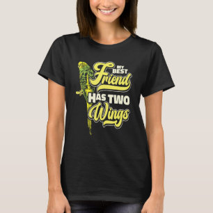 Camiseta Budgie Mejor Amigo Propietario De Aves Birdwatchin