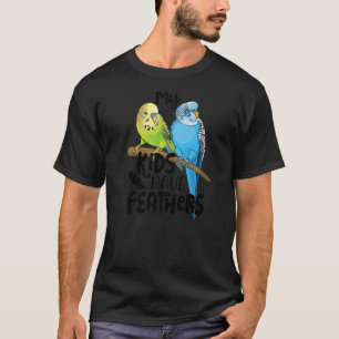 Camiseta Budgie Mis Hijos Tienen Plumas Cuestas Parakeet Ma