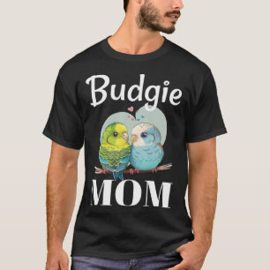 Camiseta Budgie Mom Budgerigar Parakeet Bird 1