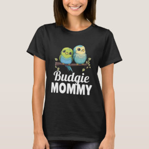 Camiseta Budgie Mom Budgerigar Parakeet Bird 24