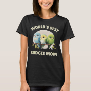 Camiseta Budgie Mom Budgerigar Parakeet Bird 27