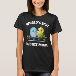 Camiseta Budgie Mom Budgerigar Parakeet Bird 32