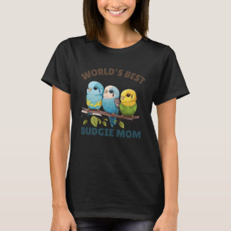 Camiseta Budgie Mom Budgerigar Parakeet Bird 51