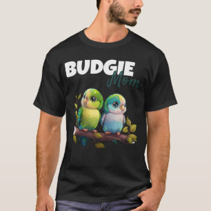 Camiseta Budgie Mom Budgerigar Parakeet Bird 61
