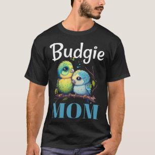 Camiseta Budgie Mom Budgerigar Parakeet Bird 96