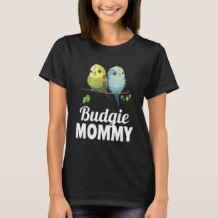 Camiseta Budgie Mom Budgerigar Parakeet Bird Pullover Hoodi