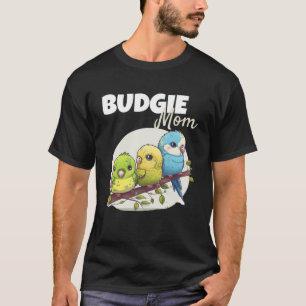 Camiseta Budgie Mom Budgerigar Parakeet Bird Pullover Hoodi