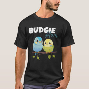 Camiseta Budgie Mom Budgerigar Parakeet Bird Pullover Hoodi
