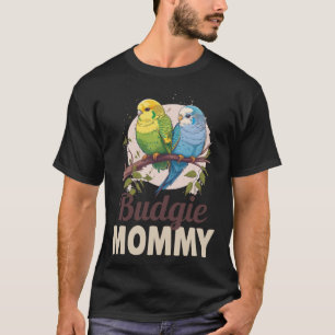 Camiseta Budgie Mom Budgerigar Parakeet Bird Pullover Hoodi