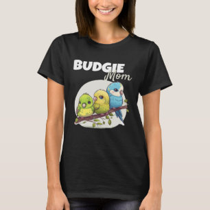 Camiseta Budgie Mom Budgerigar Parakeet Bird Pullover Hoodi