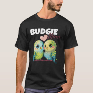 Camiseta Budgie Mom Budgerigar Parakeet Bird Pullover Hoodi