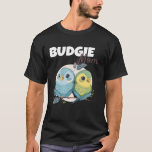 Camiseta Budgie Mom Budgerigar Parakeet Bird Pullover Hoodi