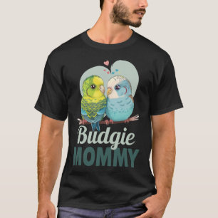 Camiseta Budgie Mom Budgerigar Parakeet Bird Pullover Hoodi
