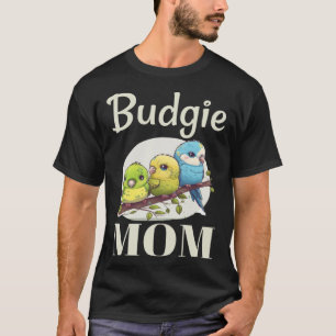Camiseta Budgie Mom Budgerigar Parakeet Bird Pullover Hoodi