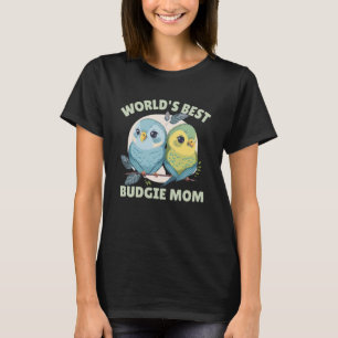 Camiseta Budgie Mom Budgerigar Parakeet Bird Pullover Hoodi