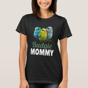 Camiseta Budgie Mom Budgerigar Parakeet Bird Pullover Hoodi