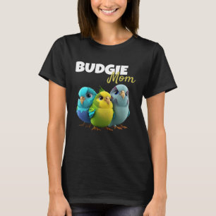 Camiseta Budgie Mom Budgerigar Parakeet Bird Pullover Hoodi