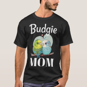 Camiseta Budgie Mom Budgerigar Parakeet Bird Pullover Hoodi
