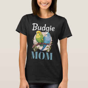 Camiseta Budgie Mom Budgerigar Parakeet Bird Pullover Hoodi