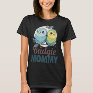 Camiseta Budgie Mom Budgerigar Parakeet Bird Pullover Hoodi