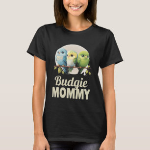 Camiseta Budgie Mom Budgerigar Parakeet Bird Pullover Hoodi