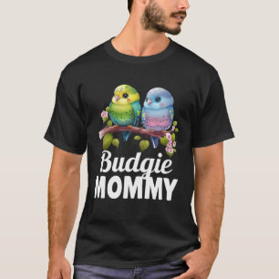 Camiseta Budgie Mom Budgerigar Parakeet Bird Pullover Hoodi