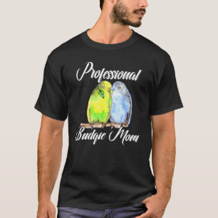 Camiseta Budgie Mom Parakeet Bird Budgerigar L