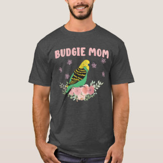 Camiseta Budgie Mom Parakeet Mommy Bird