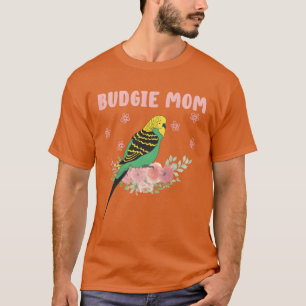 Camiseta Budgie Mom Parakeet Mommy Bird lover divertido