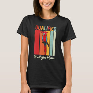 Camiseta Budgie Mom Parrot Colorful Cute Bird Meme