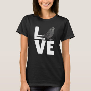 Camiseta Budgie Para Hombres Mujeres Budgerigar Parrot Puff