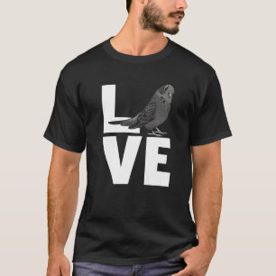 Camiseta Budgie Para Hombres Mujeres Budgerigar Parrot Puff