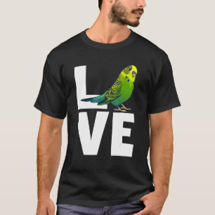 Camiseta Budgie Para Hombres Mujeres Budgerigar Parrot Puff