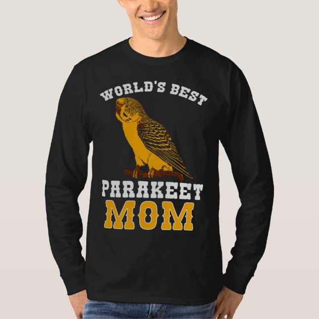Camiseta Budgie Parakeet Mom Budgerigar (Anverso)