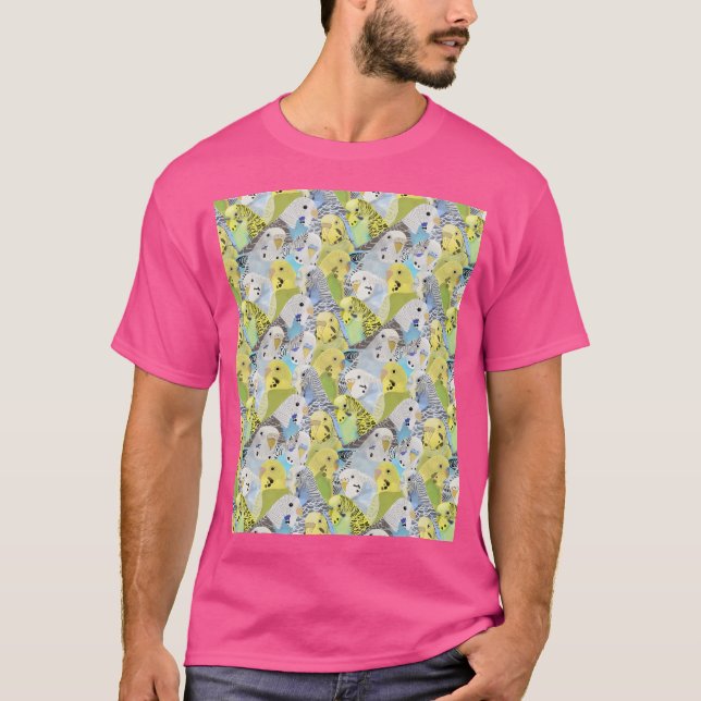 Camiseta Budgie Parakeets (Anverso)